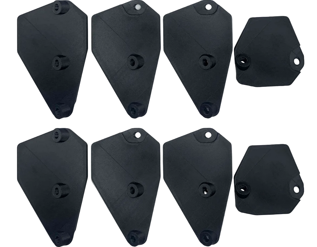 Chevy LS square intake covers installed