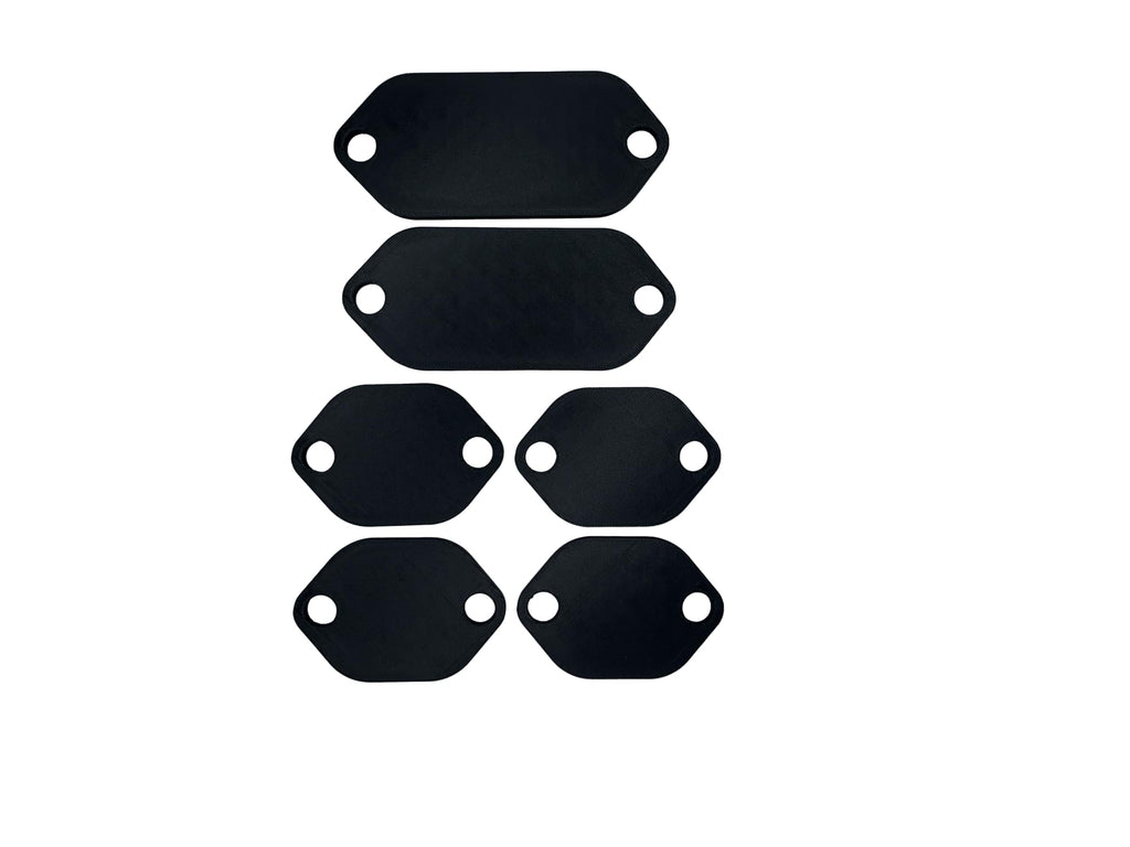 Small Block Chevy Exhaust Port Covers